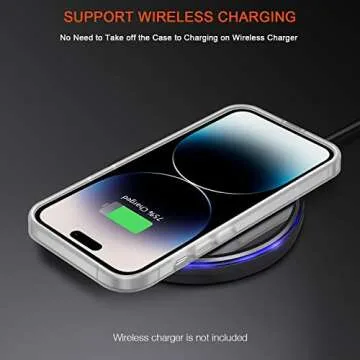 TENDLIN Compatible with iPhone 14 Pro Max Case Translucent Matte Hard Back with Soft Silicone Bumper Comfortable Case (White)