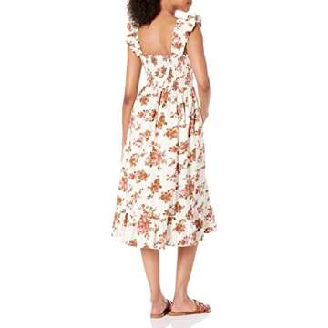 Shop The Drop Women's Kimi Midi Dress - Floral Elegance