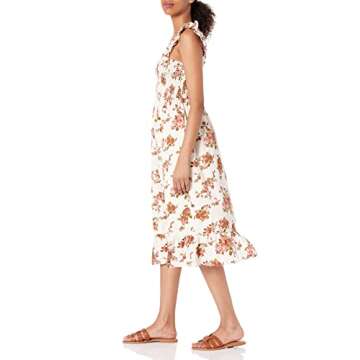 Shop The Drop Women's Kimi Midi Dress - Floral Elegance