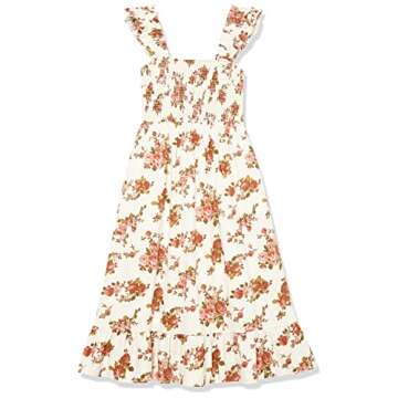 Shop The Drop Women's Kimi Midi Dress - Floral Elegance