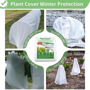 SPORTYOUTH Row Cover 10x50 ft Durable Frost Protection