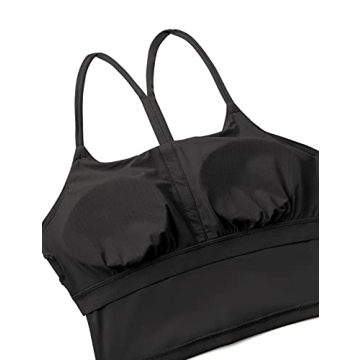 CRZ YOGA Womens Longline Sports Bra for Yoga and Pilates