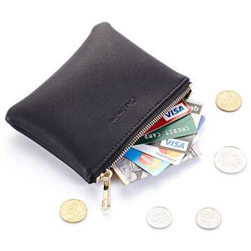 Chelmon Vegan Leather Coin Purse - Stylish and Practical for All