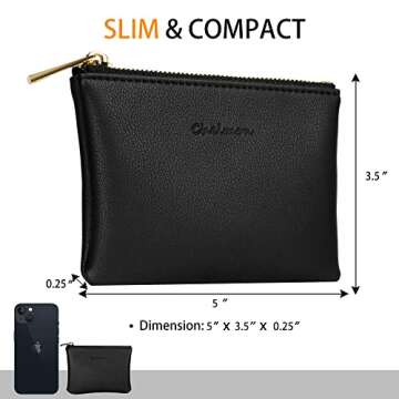 Chelmon Vegan Coin Purse Stylish Compact Design for All