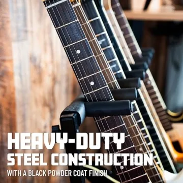 Rok-It Multi Guitar Stand Rack – Holds 5 Guitars & Folds Easily