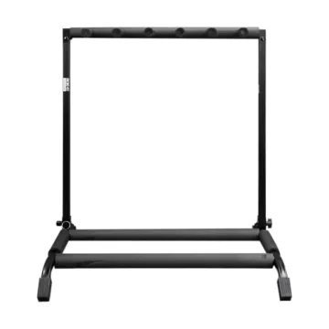 Rok-It Multi Guitar Stand Rack – Holds 5 Guitars & Folds Easily