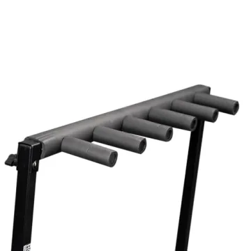 Rok-It Multi Guitar Stand Rack – Holds 5 Guitars & Folds Easily
