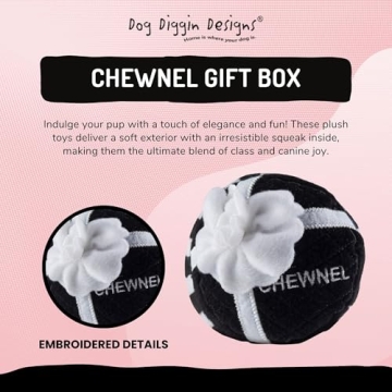 Chewnel Plush Dog Toy – Adorable Squeaky Chew Toy