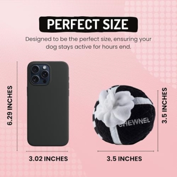 Chewnel Plush Dog Toy – Adorable Squeaky Chew Toy