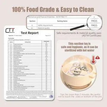 zeeloopbee High Chair Toys with Suction Cups for Infant Toddlers Silicone Suction Cup Montessori Educational Teething Toys for Babies Ages 0-6 M+ Baby Teething Toys for 6 to 12 Months(Beige)