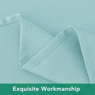 Biscaynebay Aqua Blue Square Tablecloth for Any Occasion