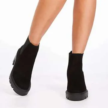 REDTOP Women's Chelsea Boots Comfortable Fashionable Ankle Booties