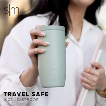 Simple Modern 360° Travel Coffee Mug | Ceramic-Lined Insulated Tumbler
