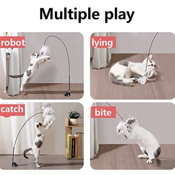 TINGIC Hands-Free Cat Toys for Playful Indoor Cats