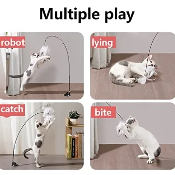 TINGIC Hands-Free Cat Toys for Playful Indoor Cats