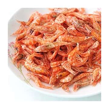 Organic Small Whole Dried Pink Shrimp for Cooking & Snacking