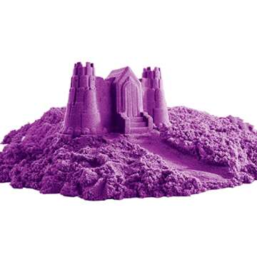 CRA-Z-Sand Purple 3LB Bag of Amazing Sand with Surprise Sand Tool, Shape, Mold and Slice It, Fun Sensory Toy for Ages 4 and up