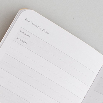 Letterfolk Taco Passport Journal for Taco Lovers