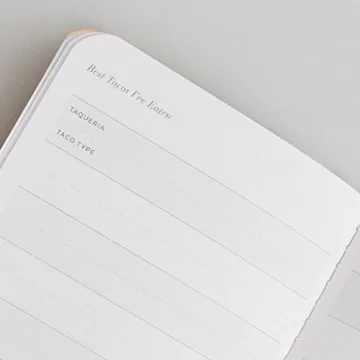 Letterfolk Taco Passport Journal for Taco Lovers