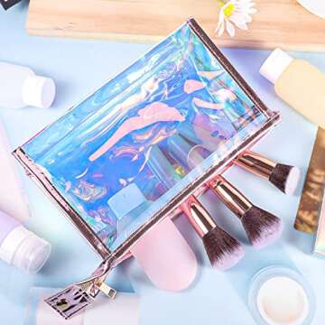BESARME Holographic Makeup Bags - Stylish & Versatile