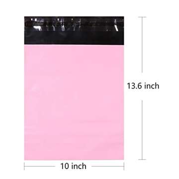 Teqooza Pink Poly Mailers - Stylish & Secure Shipping Bags