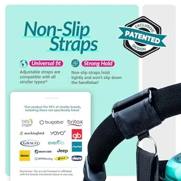 Swanoo Stroller Organizer - Universal Fit with Cup Holder