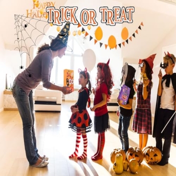 Halloween Treat Bags - 24 Paper Bags with Stickers