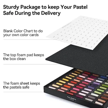 Paul Rubens Handmade Soft Pastels - 96 Colors for All Artists