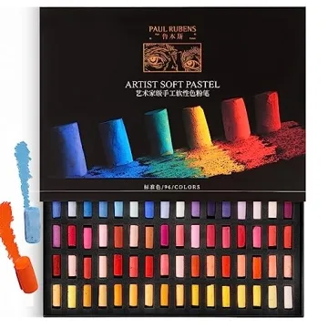 Paul Rubens Handmade Soft Pastels - 96 Colors for All Artists