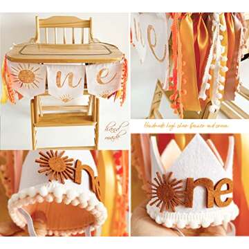 Stunning Boho Sun 1st Birthday Decorations Set