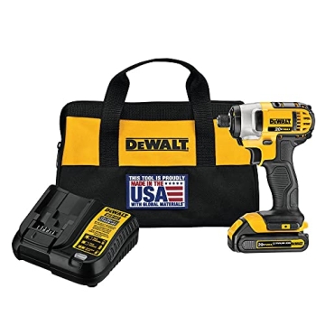 Powerful DEWALT 20V MAX Impact Driver Kit for Projects