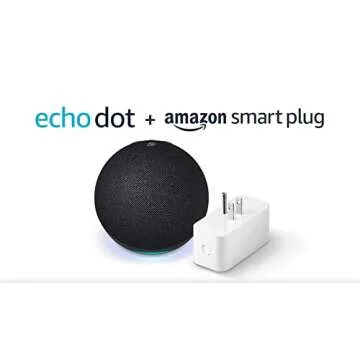 Echo Dot 5th Gen Bundle with Smart Plug for Home