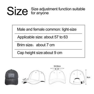 Denim Cap Cute Golden Retriever Baseball Dad Cap Adjustable Classic Sports for Men Women Hat