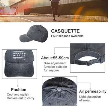 Denim Cap Cute Golden Retriever Baseball Dad Cap Adjustable Classic Sports for Men Women Hat