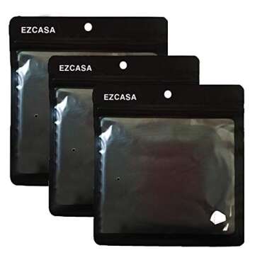 EZCASA reusable face mouth cotton black washable mask for man and women