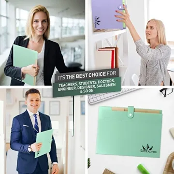 Accordion Folder Organizer with 5 Expandable Pockets