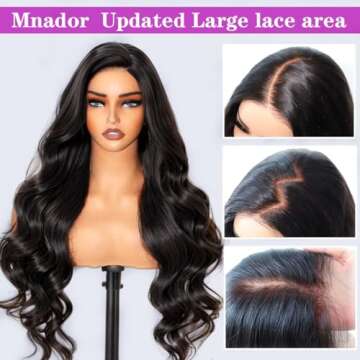 13x6 Full Frontal SKINLIKE Real HD Lace Body Wave Wig 250% Density Vivid Hairline 0.095mm Ultra-thin Swiss HD Lace 12A Human Hair Wig (24inch, 13x6 Full Frontal SKINLIKE Real HD Lace Wig - Body Wave)
