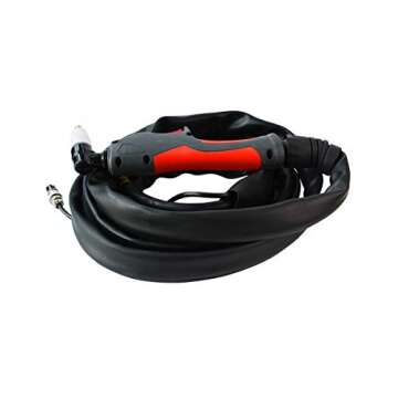 LOTOS LT5000D Plasma Cutter, 2024 Upgraded 5/8" 16mm Clean Cut 3/4" 20mm Severance Cut 50A Plasma Metal Cutter Machine, Plasma Cutting Equipment, Dual Voltage 120V or 240V, Brown