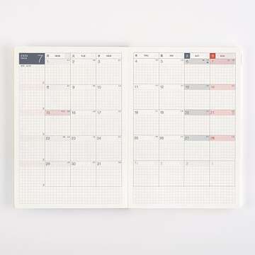 Hobonichi Techo 2024 Cousin Avec Book [Japanese/A5/Daily Monthly Planner/July Start/Mon Start/6-mont...
