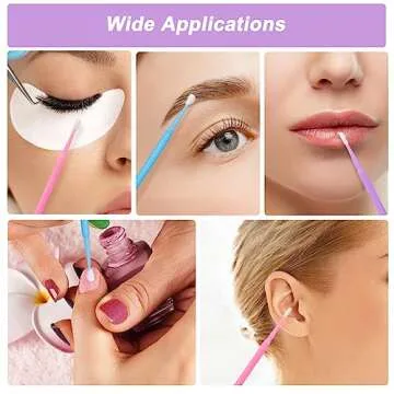 Shintop 300pcs Micro Applicator Brushes for Makeup, Dental