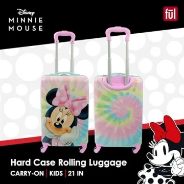 Minnie Mouse Kids Carry On Luggage for Magical Travels