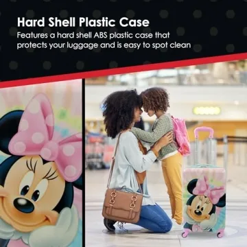 Minnie Mouse Kids Carry On Luggage for Magical Travels
