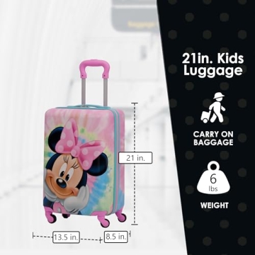 Minnie Mouse Kids Carry On Luggage for Magical Travels