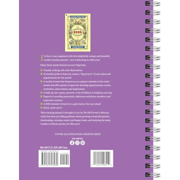 2025 Old Farmer's Almanac Planner with Gardening Tips