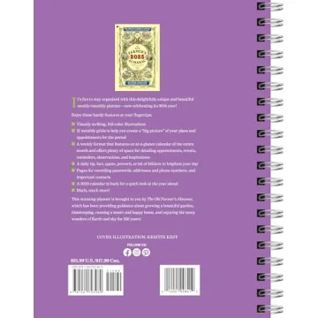 2025 Old Farmer's Almanac Planner with Gardening Tips