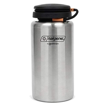 Nalgene 38 oz Stainless Steel Water Bottle for Adventurers