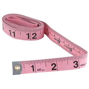 SINGER, 3-Pack Tape Measure, Pink