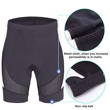 Comfortable Padded Women’s Bike Shorts for Cycling