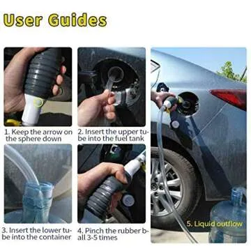 Jxueych High Flow Siphon Pump for Easy Liquid Transfers