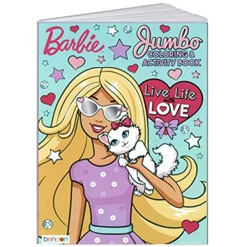 Lazy Days Barbie Coloring & Activity Book for Kids